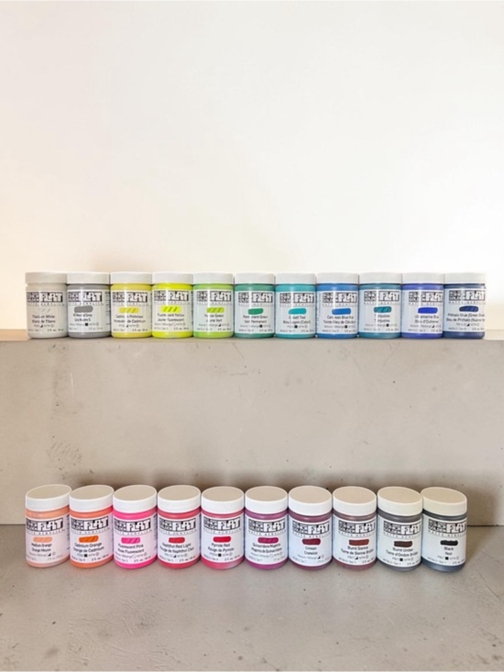 Golden SoFlat Acrylic Paint Bundle- 21 Colors NEW